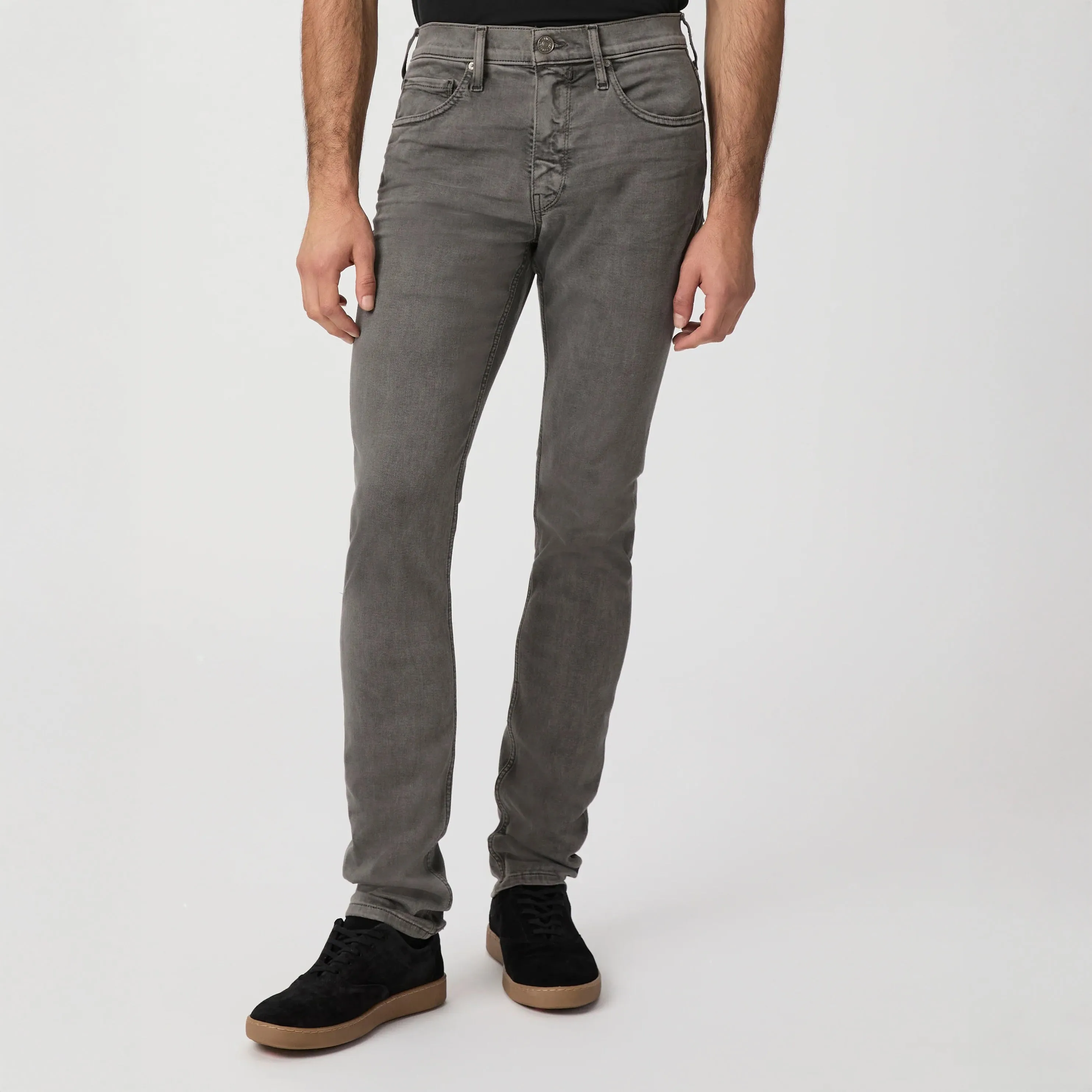 Lennox - Vintage Volcanic Ash (Gray) - Slim Fit Transcend Jeans - PAIGE