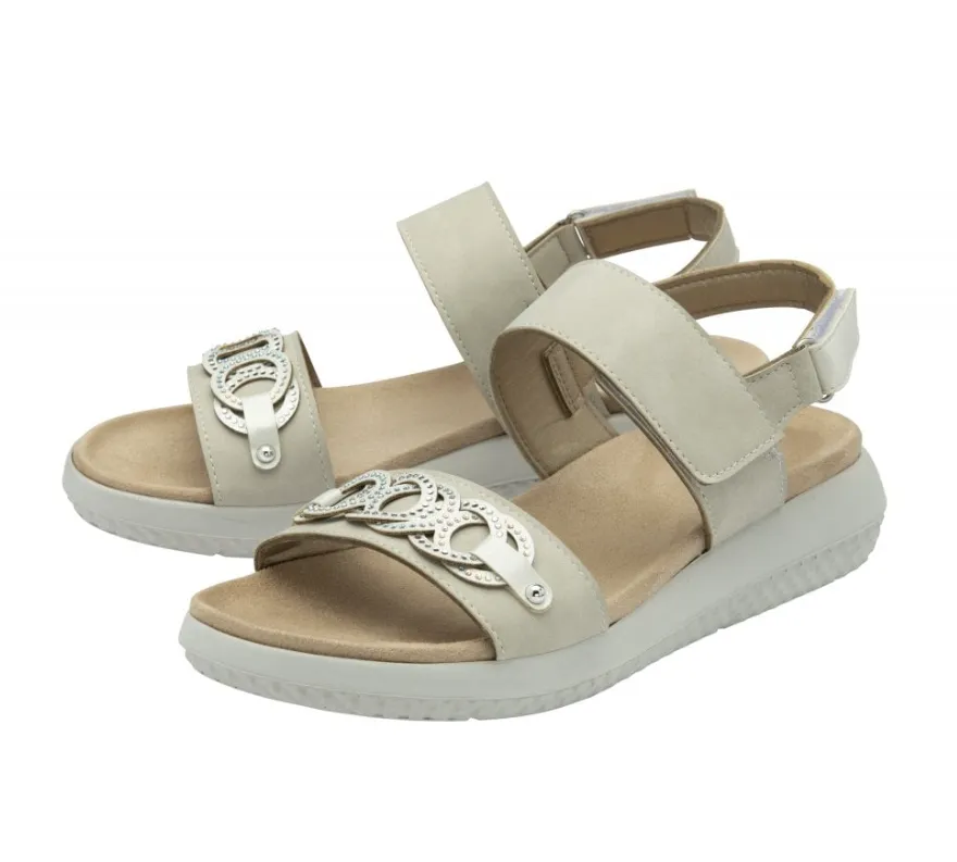 Lotus Womens Sandal Pieve White