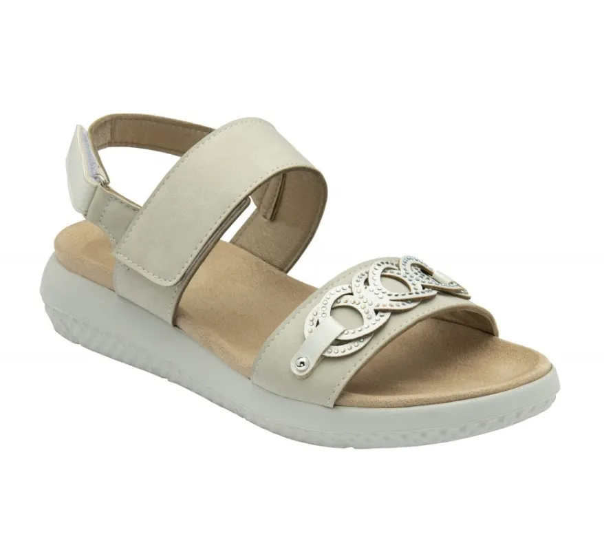 Lotus Womens Sandal Pieve White