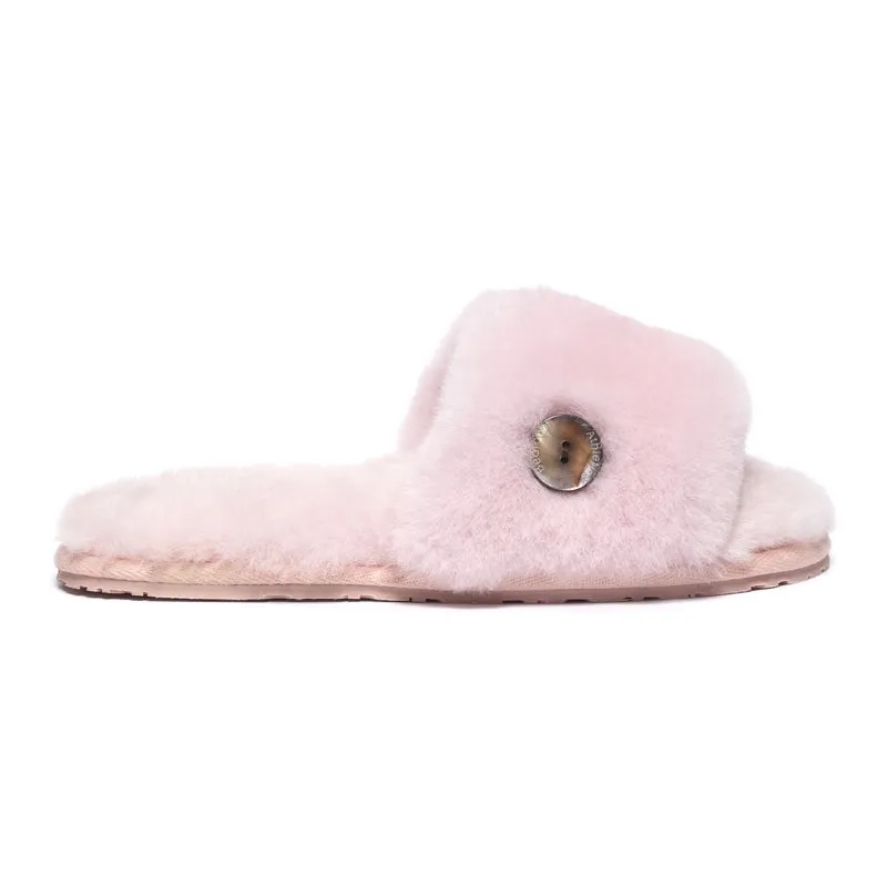 Madison - Sheepskin Slider - Soft Pink