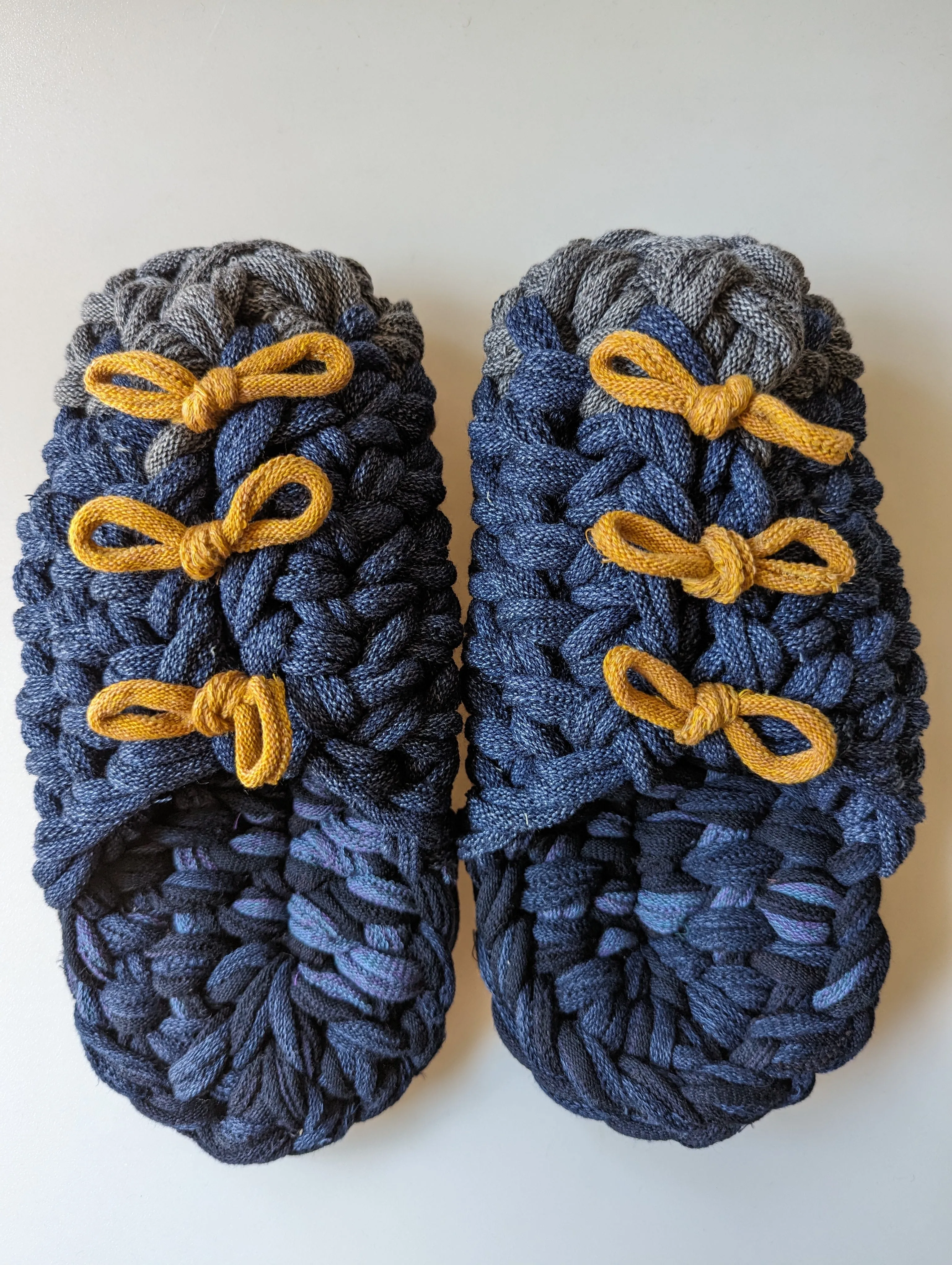 Medium | Knit up-cycle slippers 2023-M12 [Medium]