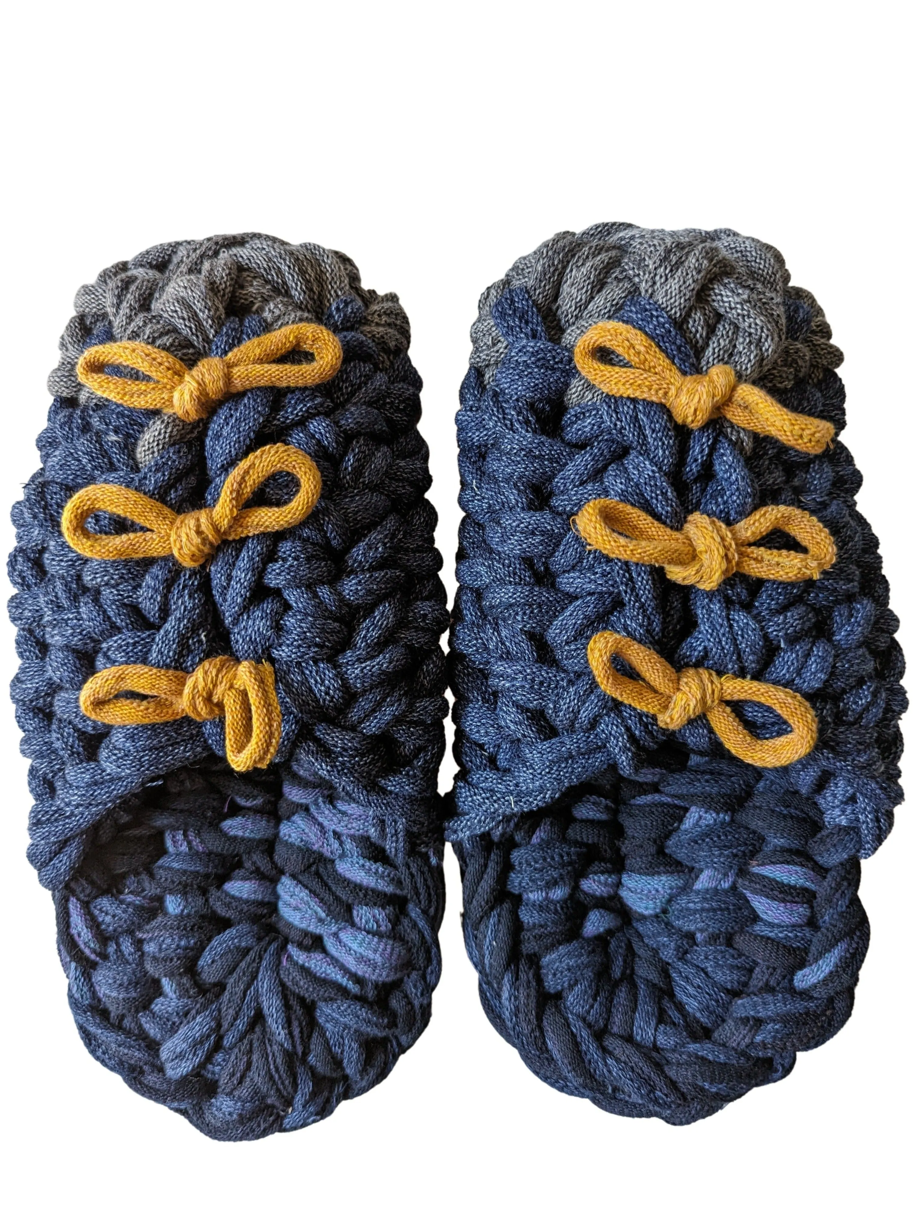 Medium | Knit up-cycle slippers 2023-M12 [Medium]