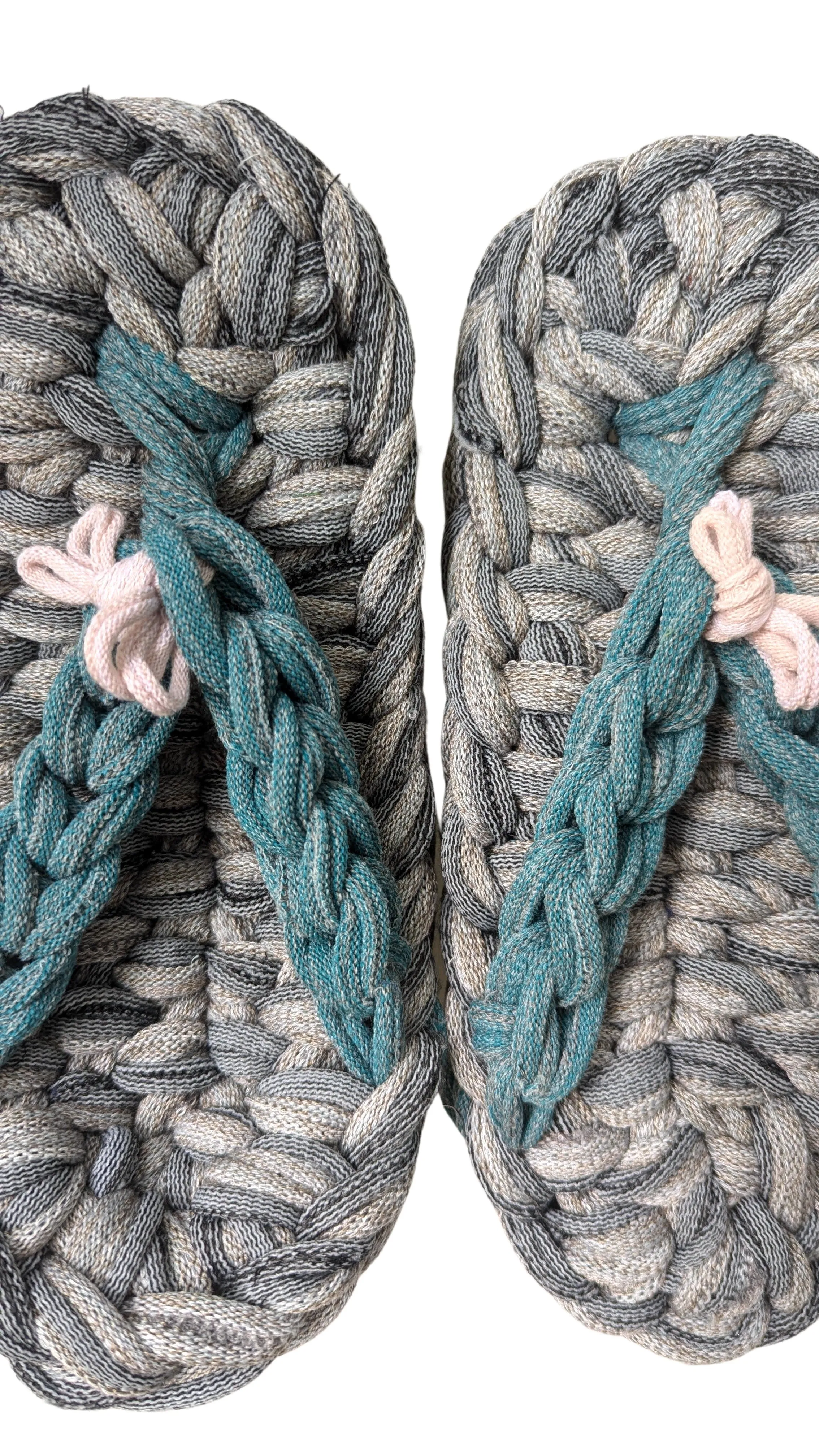 Medium | Knit Up-cycle ZOURI Slippers 2024SS [Medium]