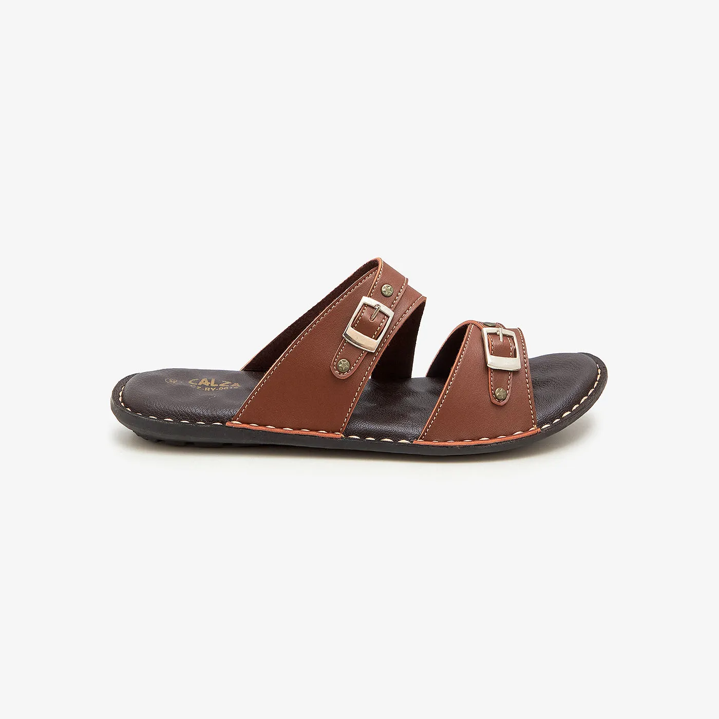 Men's Buckled Chappal