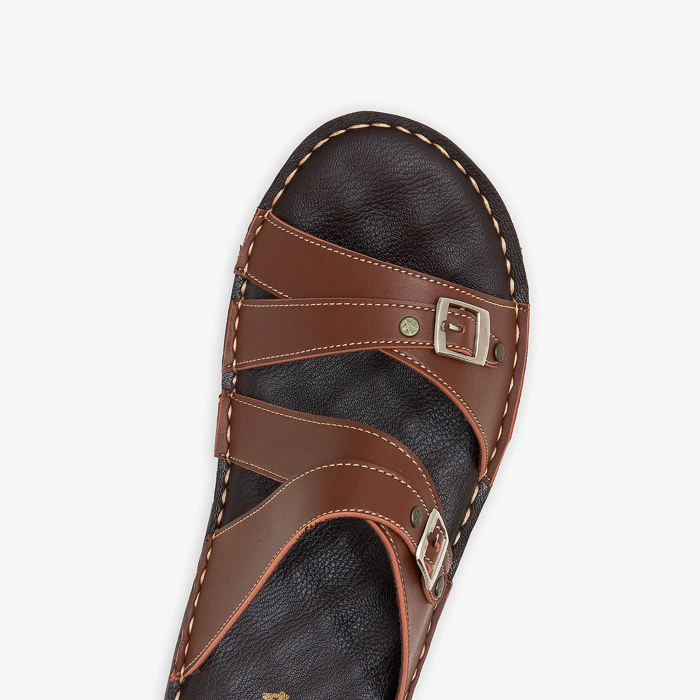 Men's Buckled Chappal