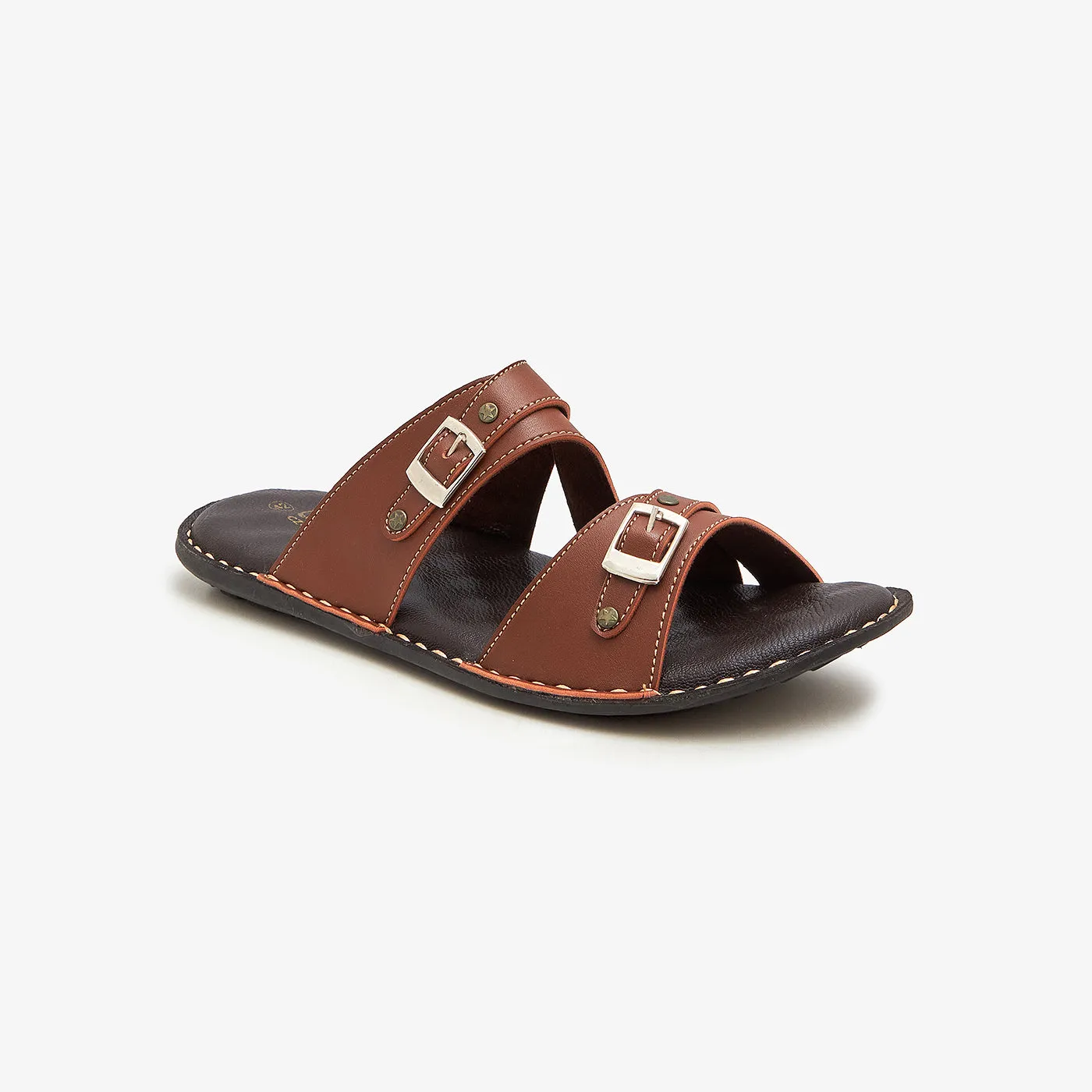 Men's Buckled Chappal