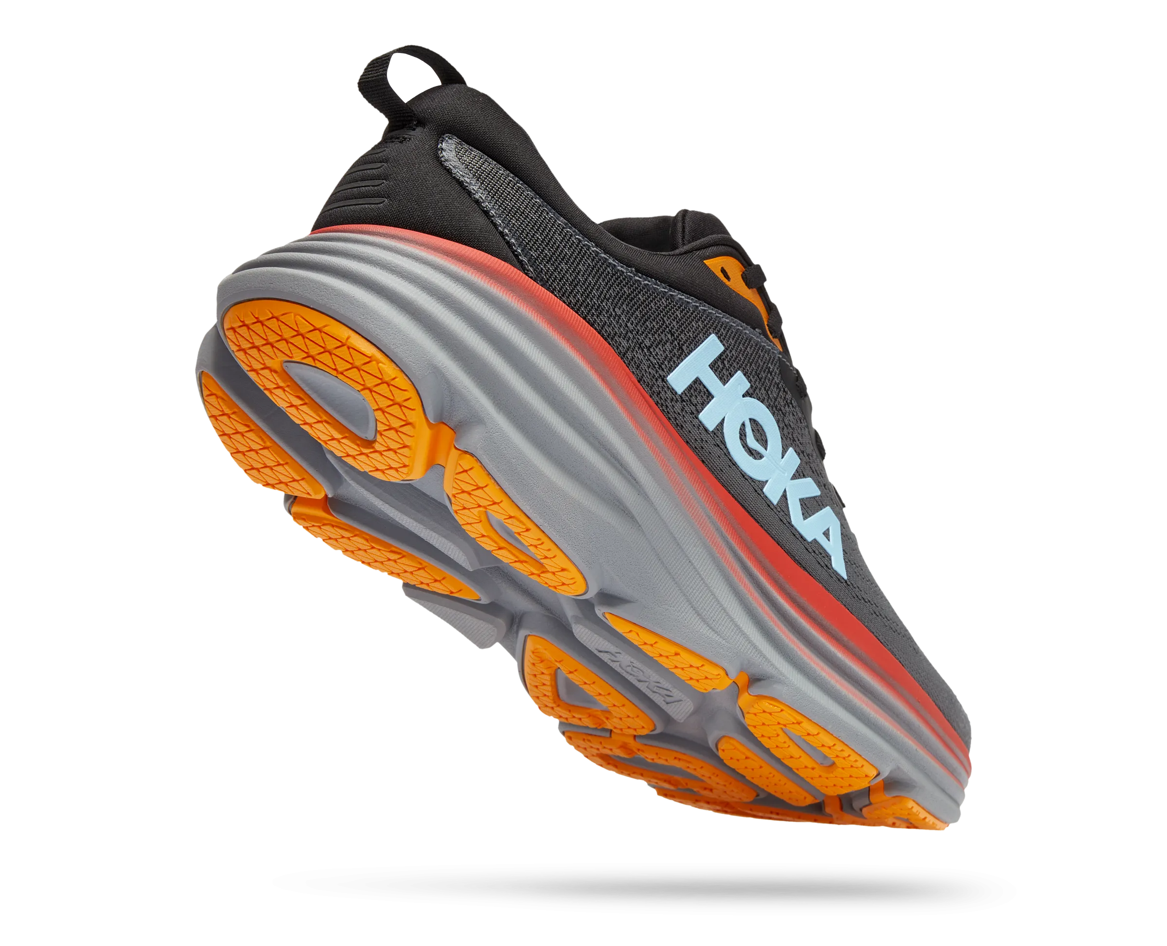 Men's Hoka Bondi 8 Color: Anthracite / Castlerock (WIDE WIDTH)