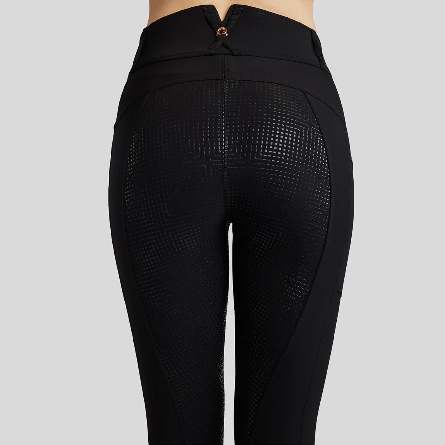 Montar MoMirella Ladies Full Grip Breeches, Black