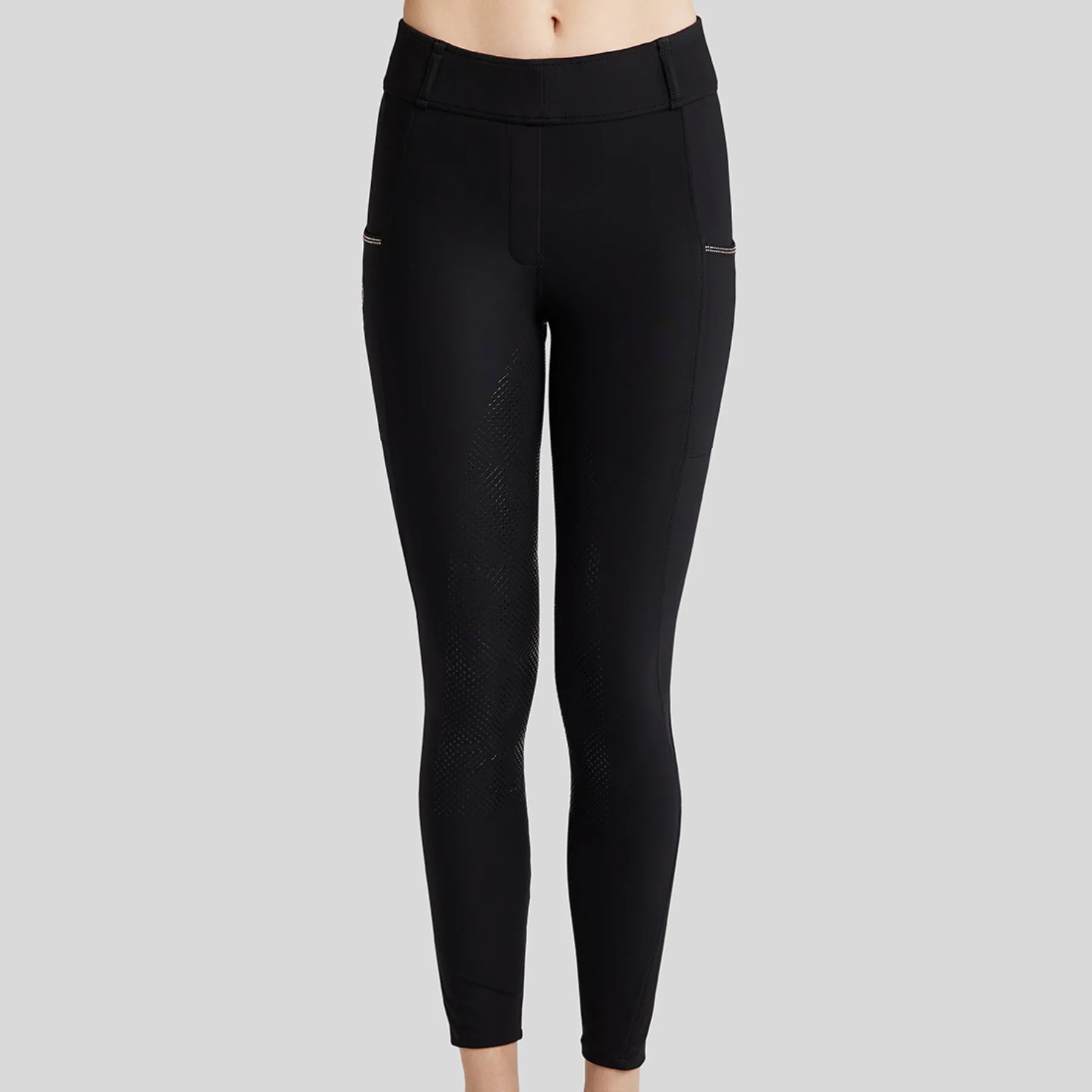 Montar MoMirella Ladies Full Grip Breeches, Black