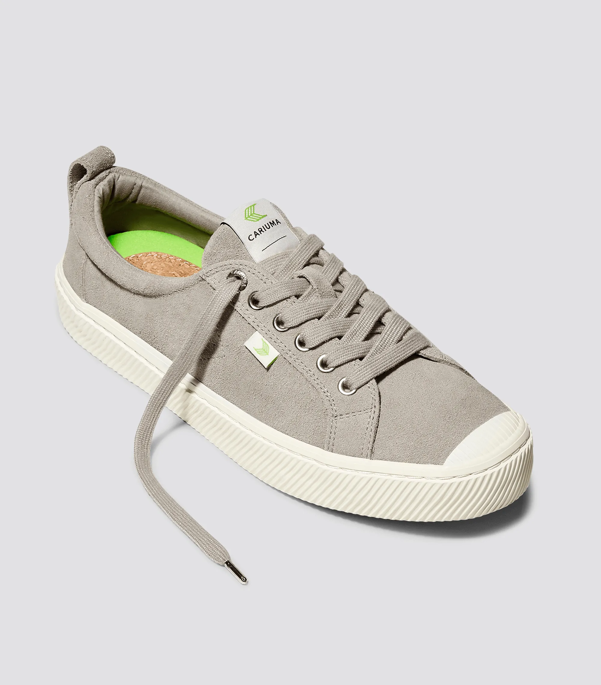 OCA Low Cloud Grey Suede Sneaker Women