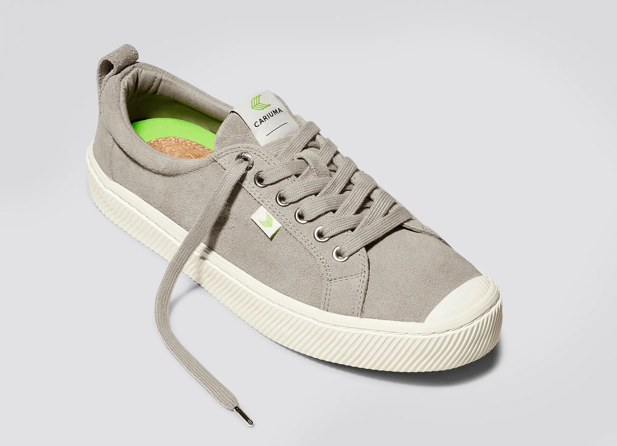 OCA Low Cloud Grey Suede Sneaker Women