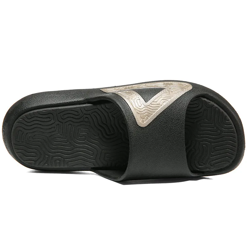 PEAK Men's Taichi Slides 1.0 - Black/Gold