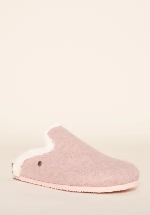 Pink Felt  Slipper