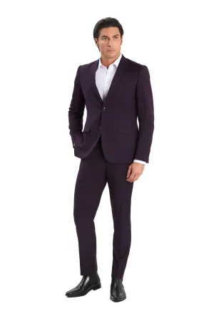 Plum Purple 2 Button Suit