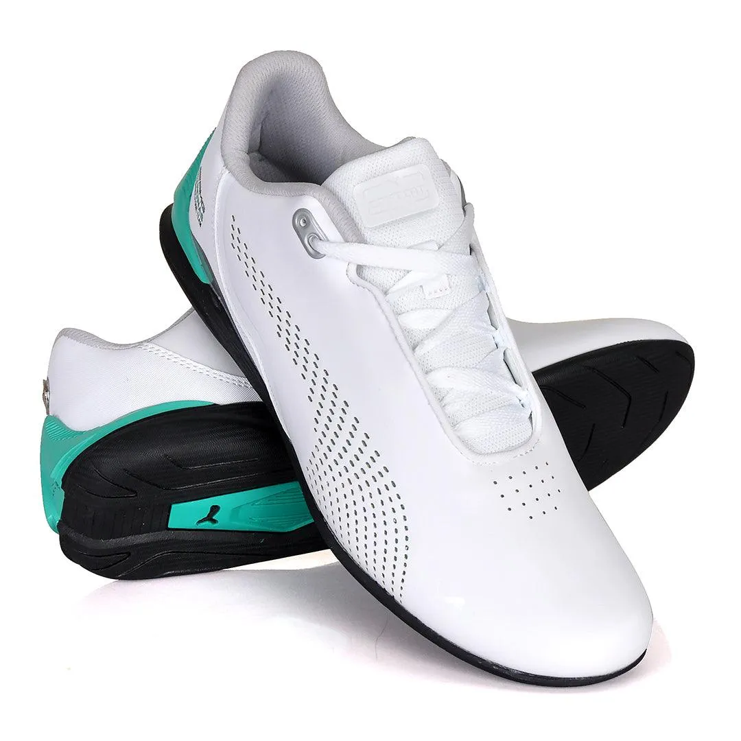 PM Green Drift Cat Decima Motorsport White Sneakers