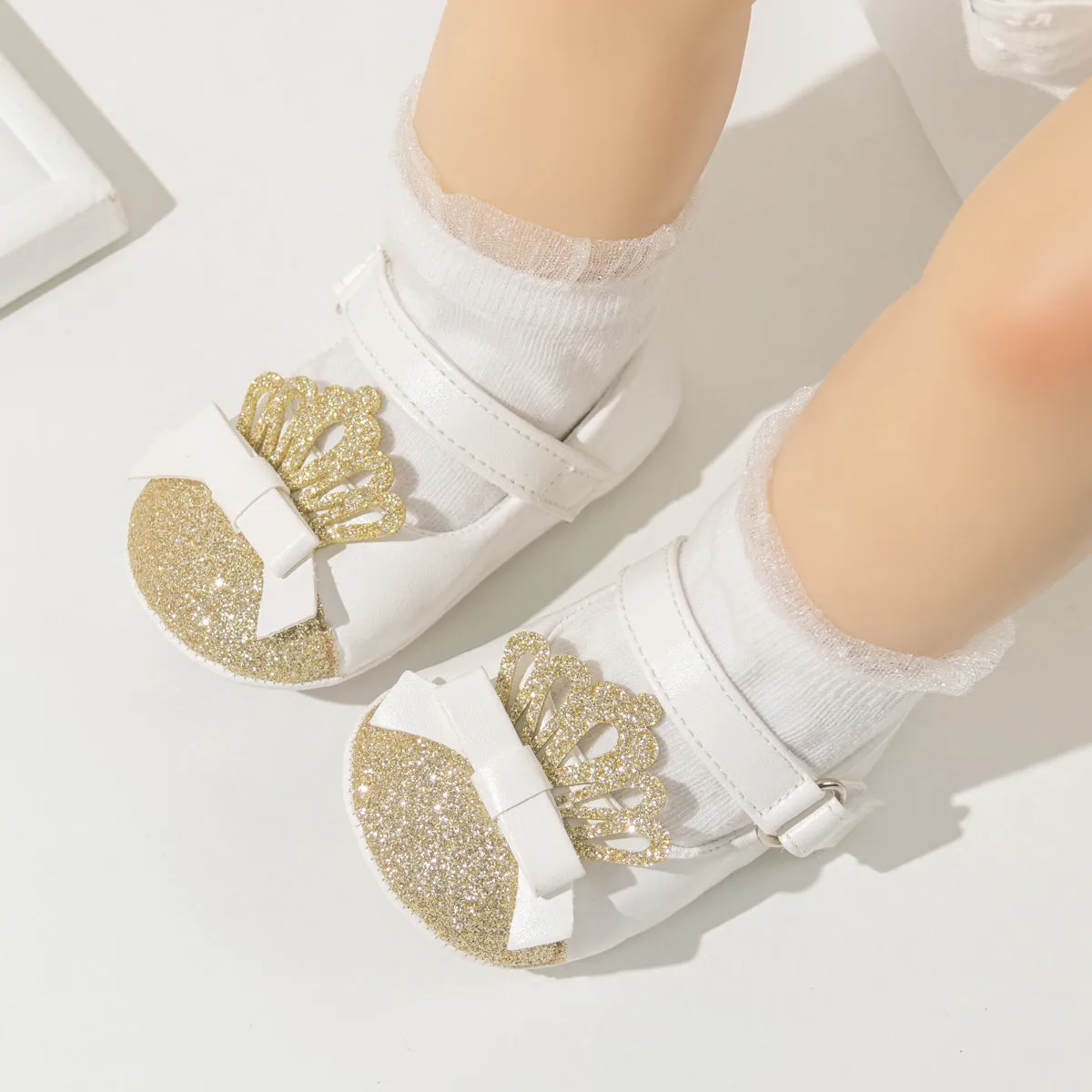 Pretty Princess Slippers-White Pearl