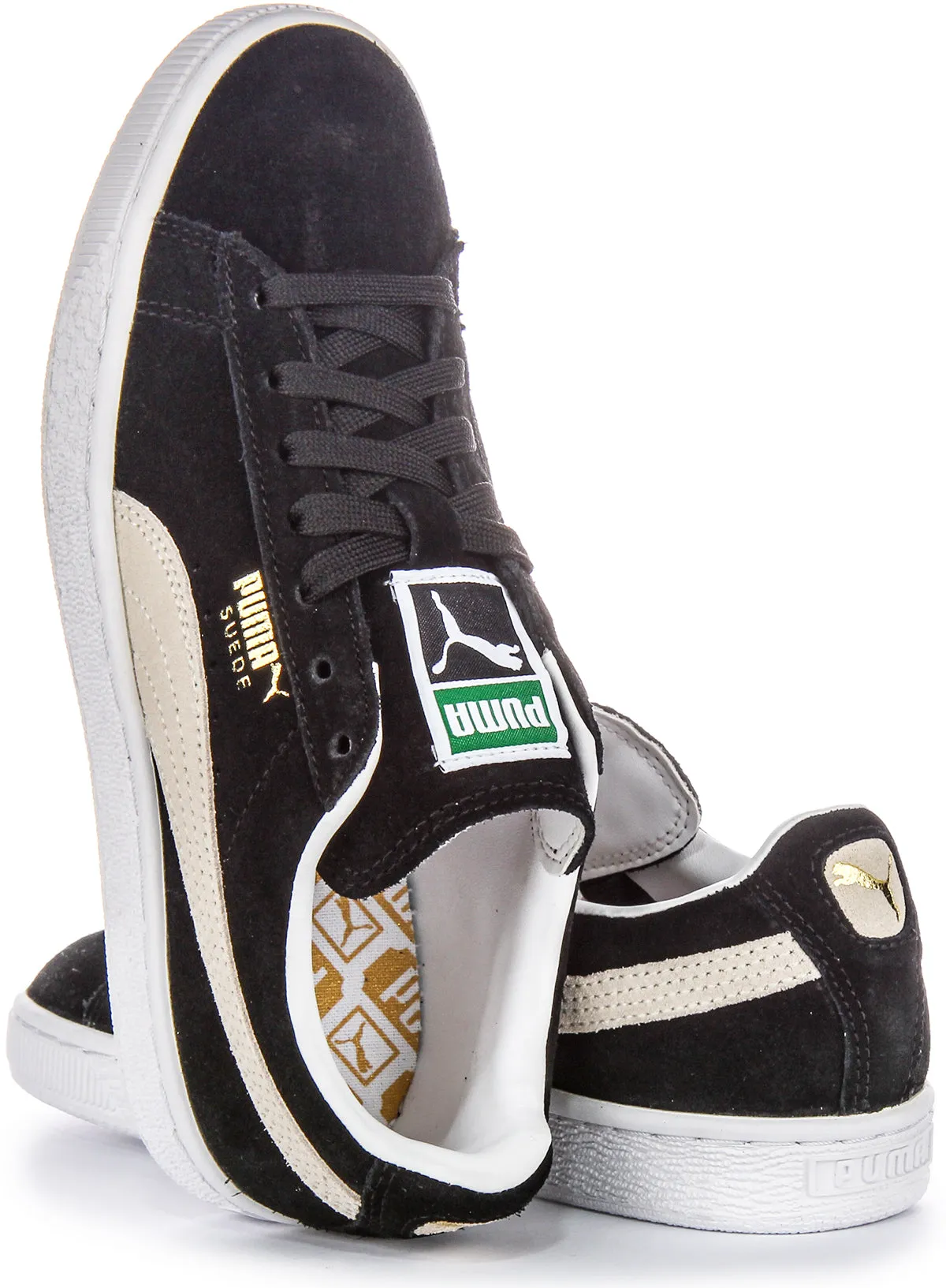 Puma Suede Classic  In Black White