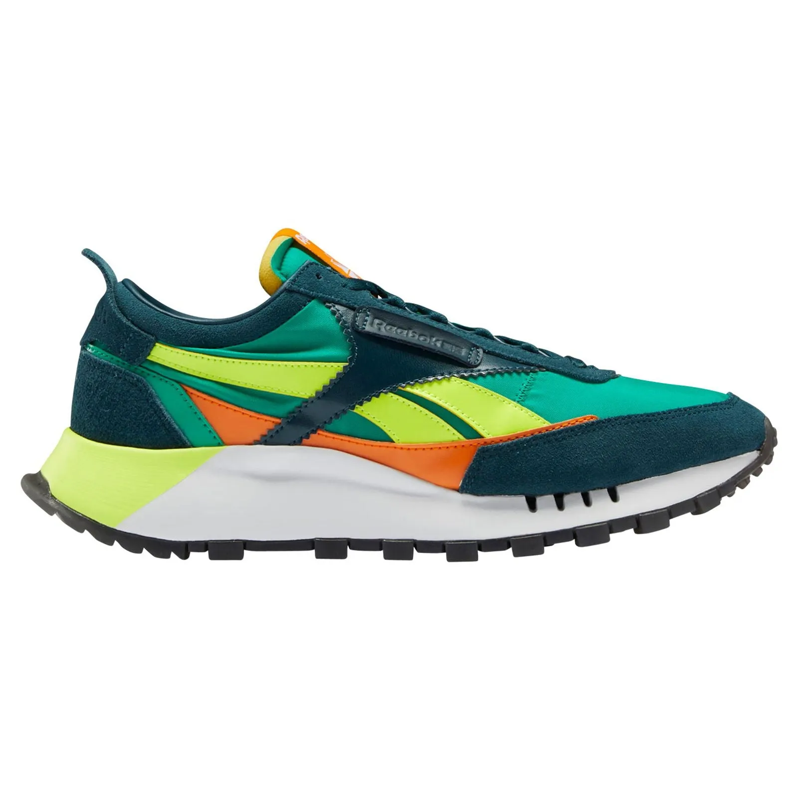 Reebok Classic Leather Legacy Shoes - Court Green / Solar Yellow