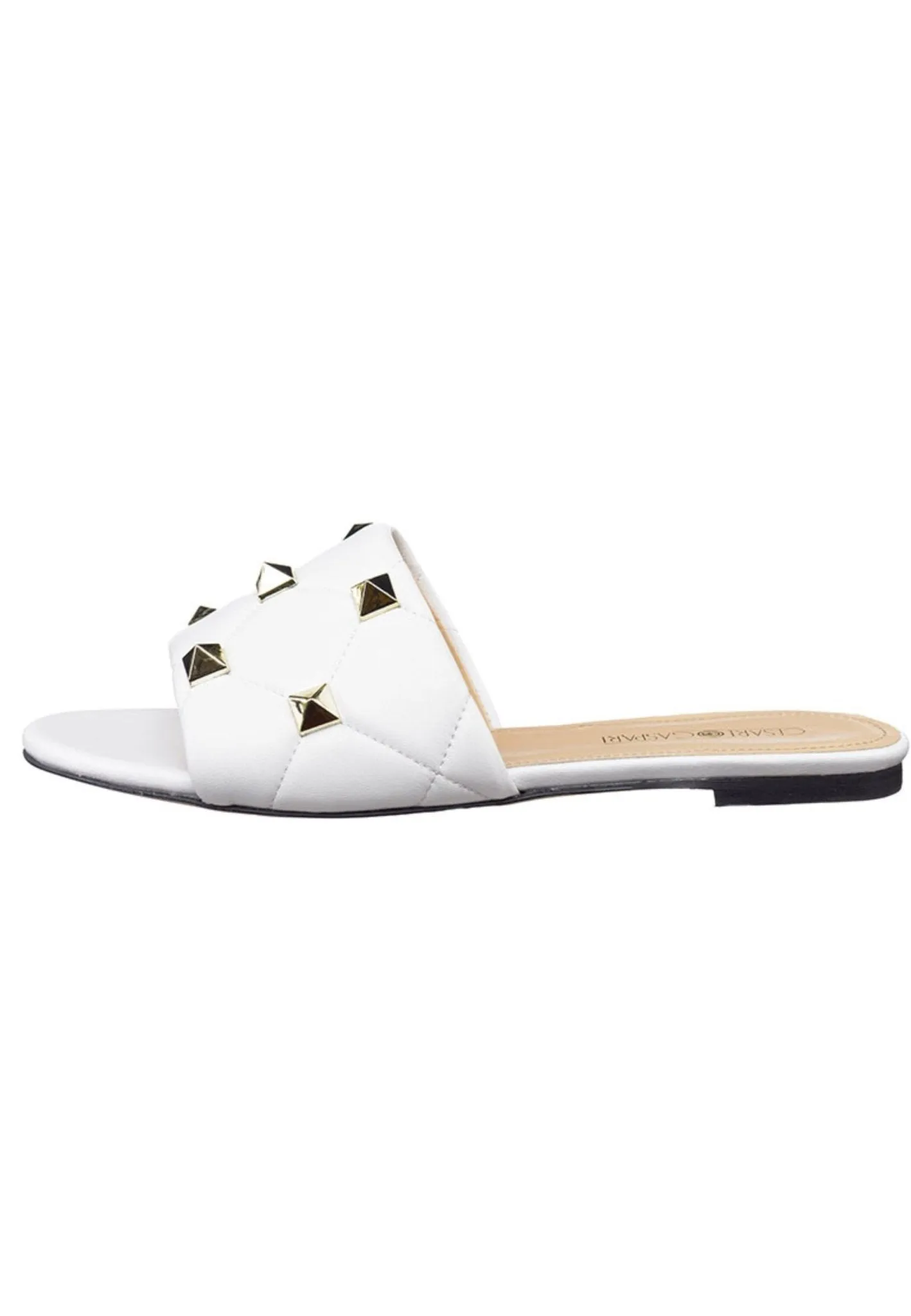 Rockstud Sandals Mila - White