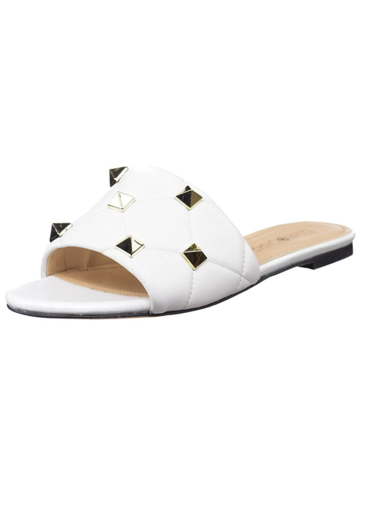 Rockstud Sandals Mila - White