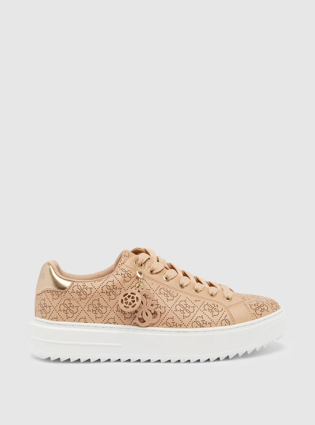 Rose Denesa Low-Top Platform Sneakers