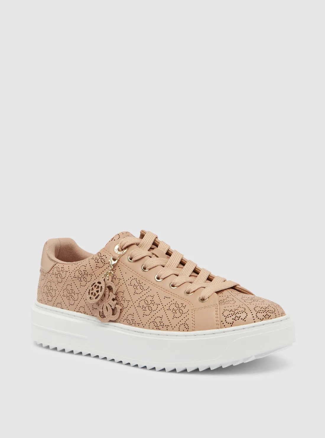 Rose Denesa Low-Top Platform Sneakers