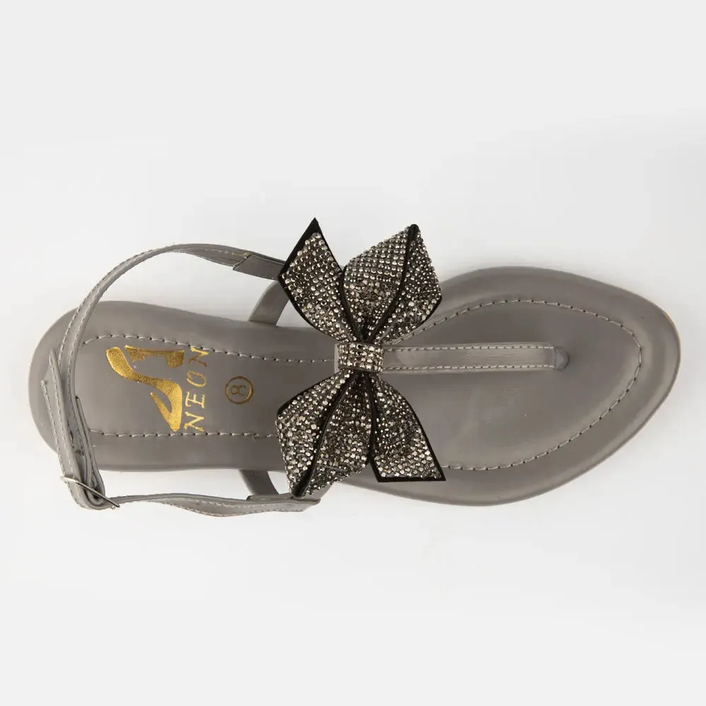 Sequence Tie Sandal Gray