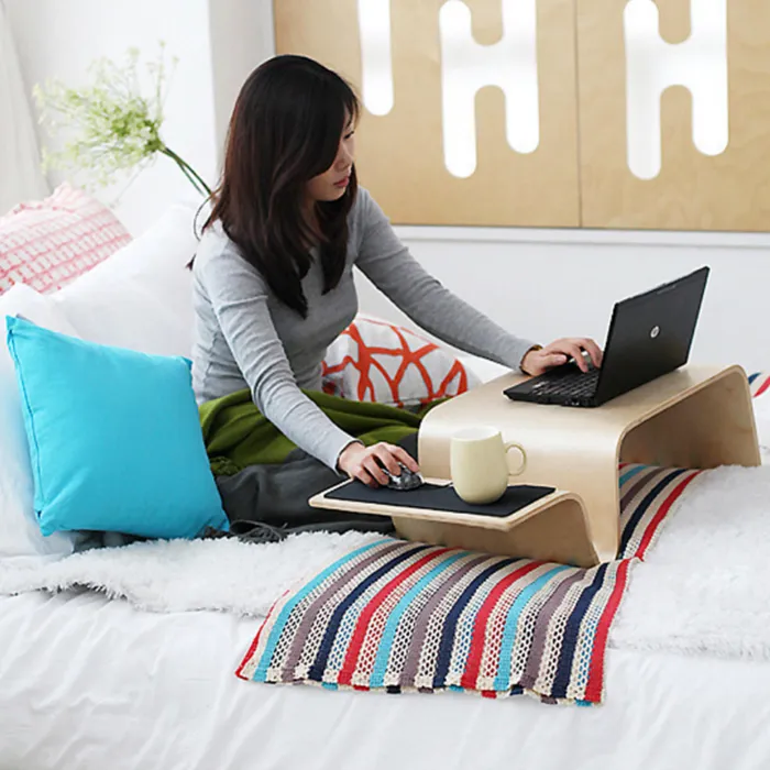 Shoppy Utime Wooden Laptop Bed Table