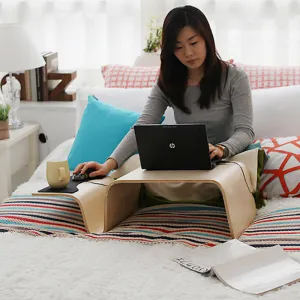 Shoppy Utime Wooden Laptop Bed Table