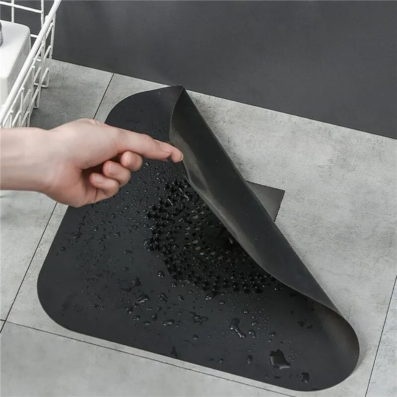 Shower Drain Hair Catcher Black Add-on