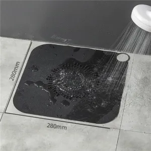 Shower Drain Hair Catcher Black Add-on