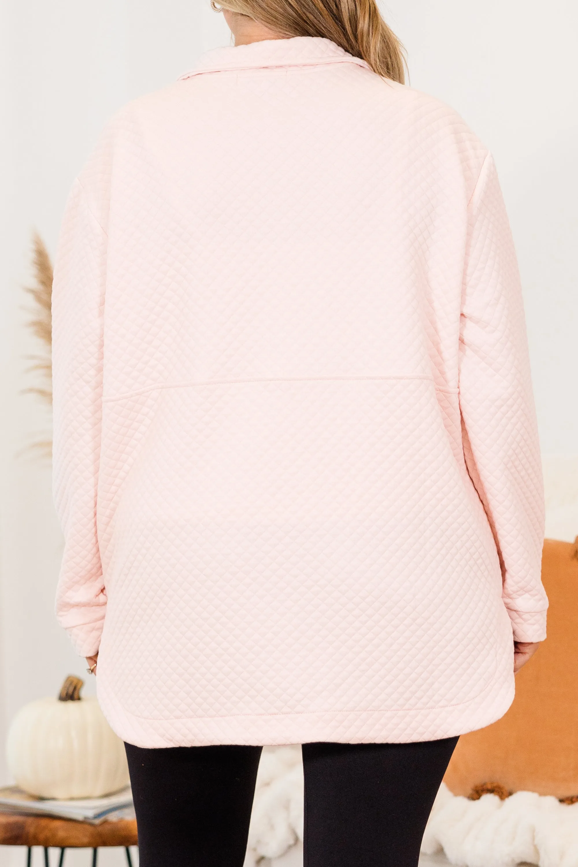 Snuggle Me Up Pullover, Pink