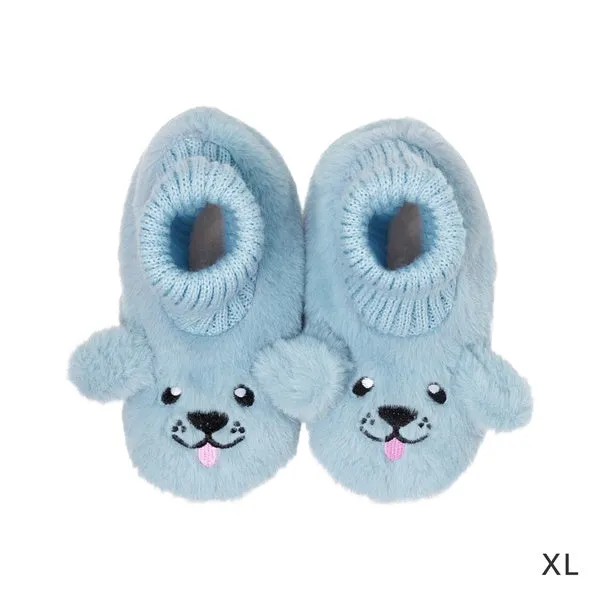 Snuggups Toddler Blue Dog Slippers XLarge