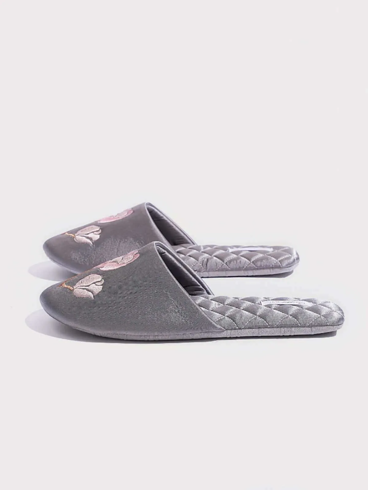 Soft Sole Floral Motif Slippers