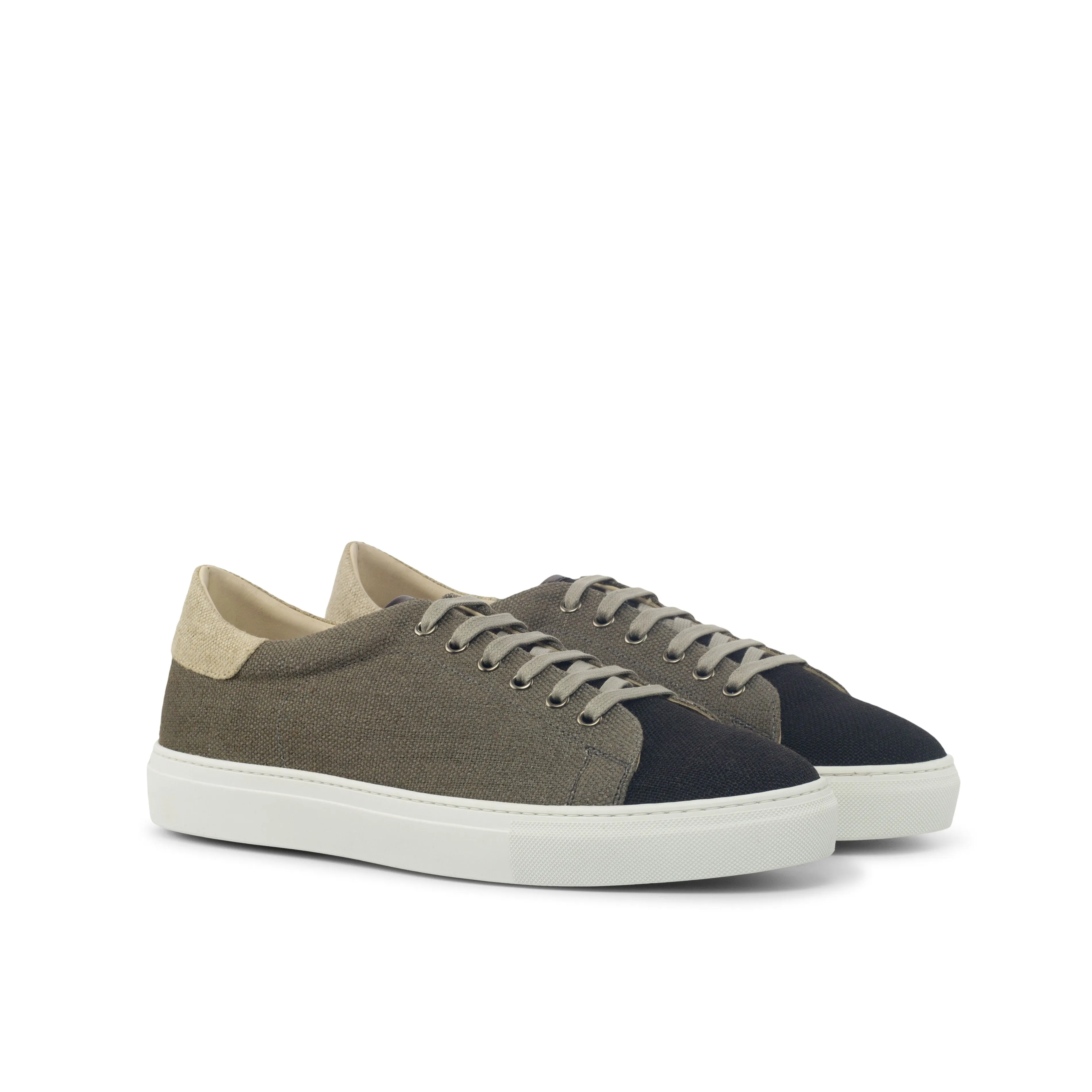 Sole Sneaker - Black Linen