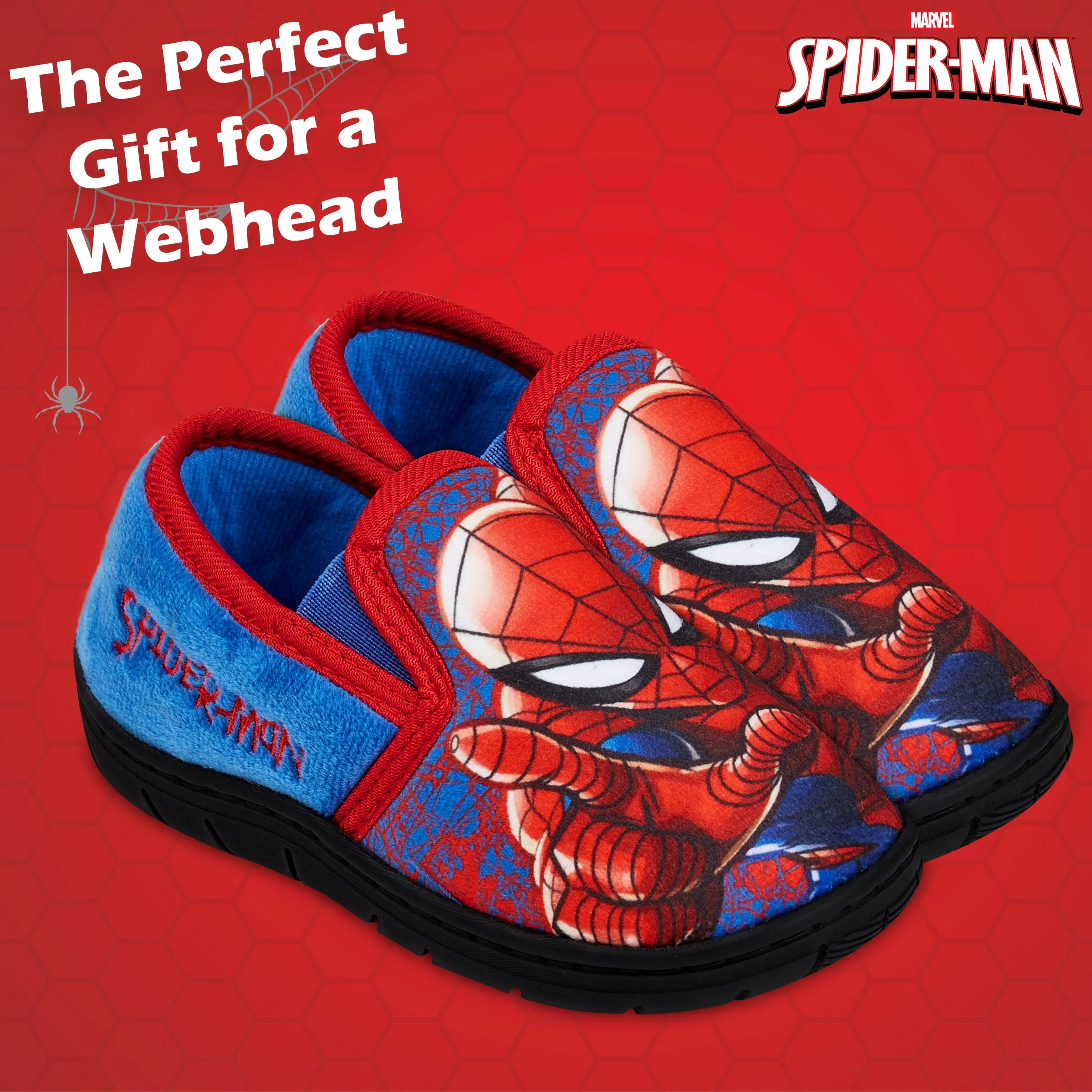 Spiderman Boys Slippers, Official Marvel Avengers Merchandise, Gifts for Kids