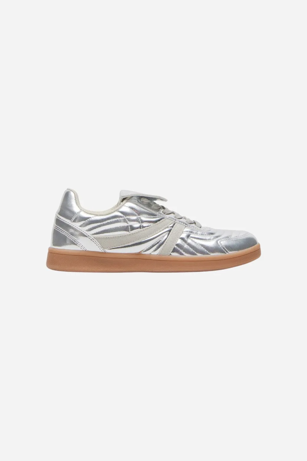 Steve Madden Madrid Silver Low-Top Sneaker