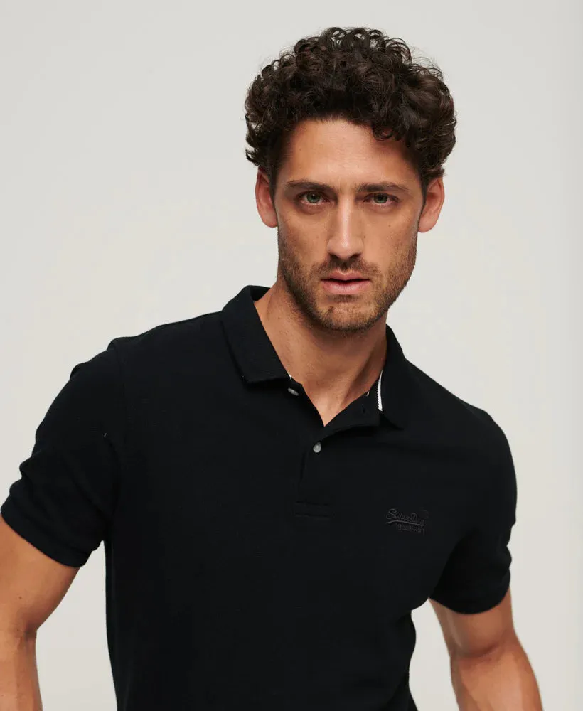 Superdry - Classic Pique Polo Black