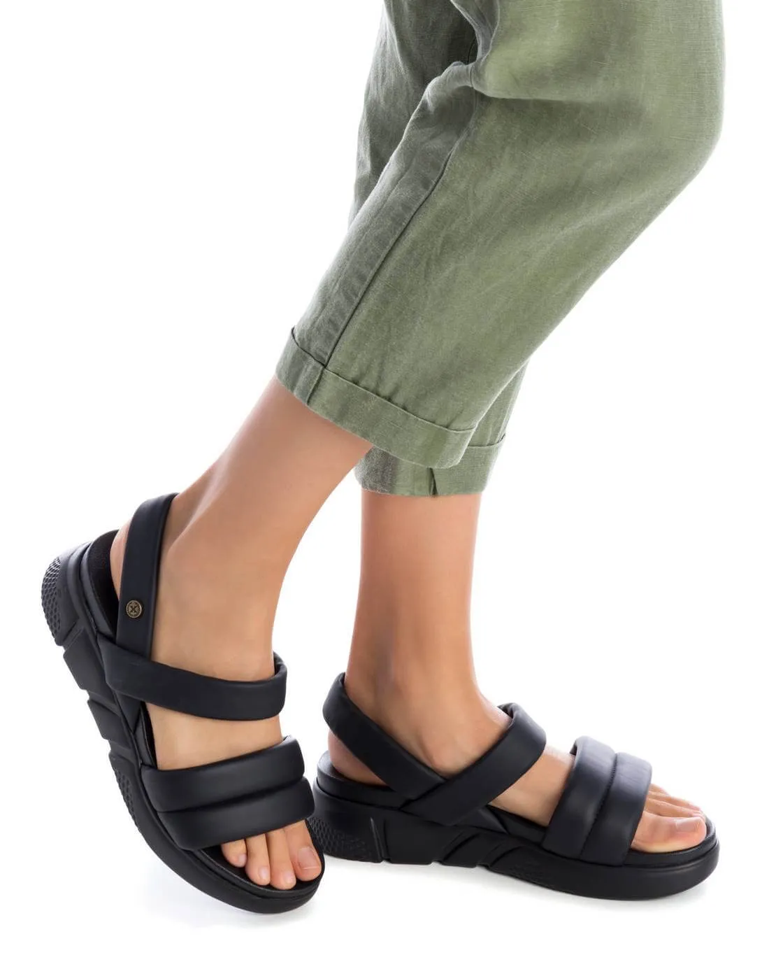 Terrassa Black Sandals