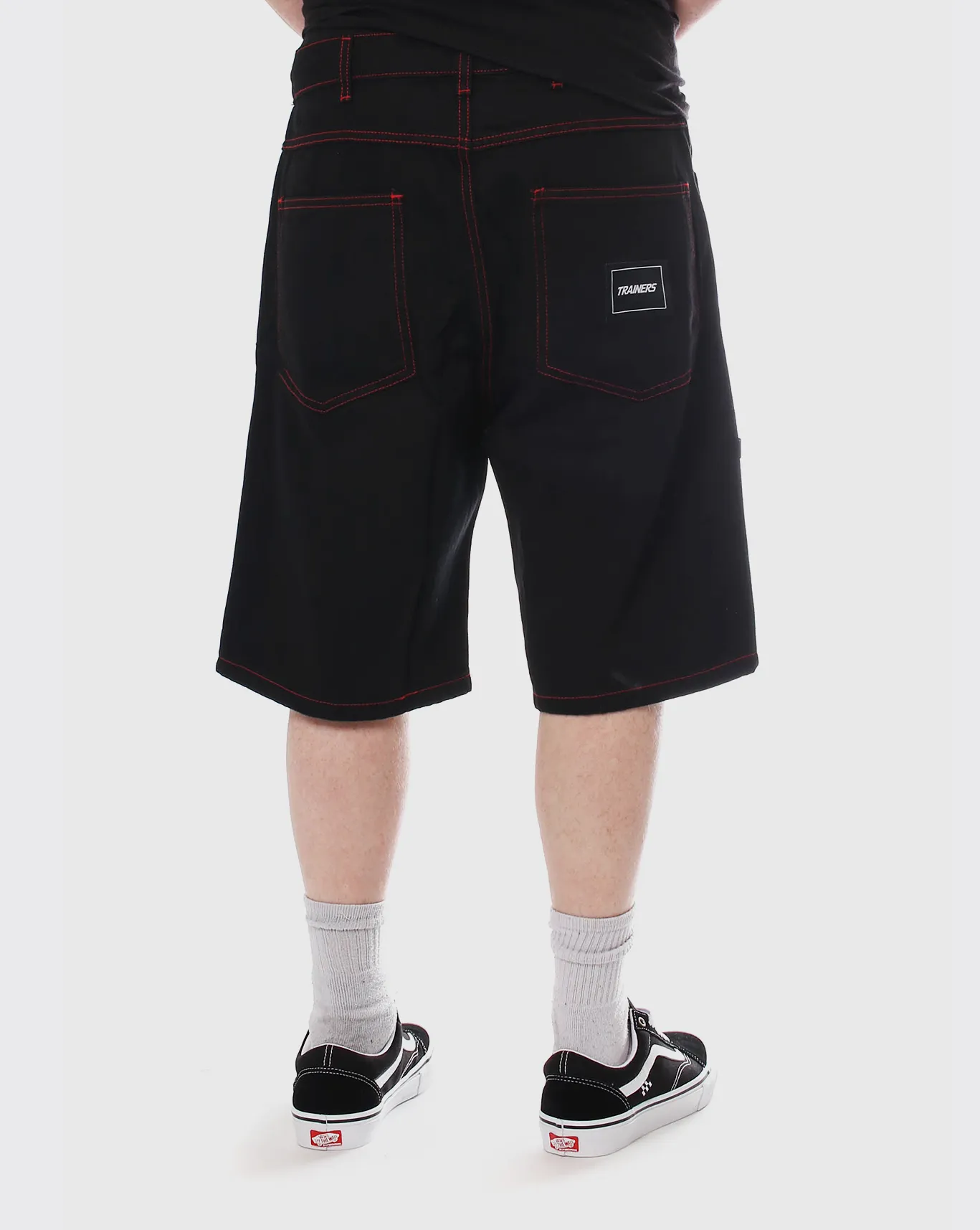 Trainers Baggy Denim Short - Black