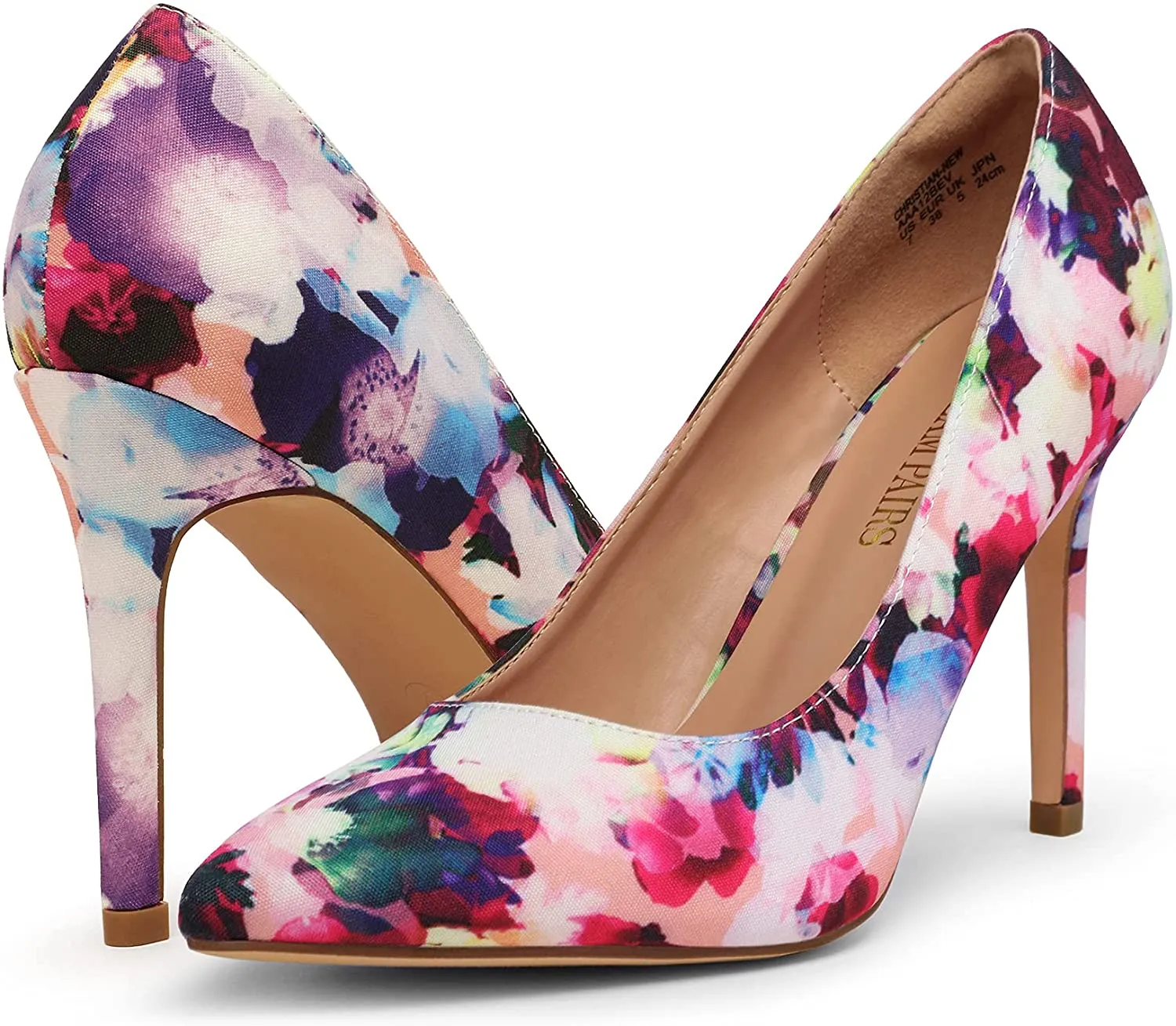 Twilight Floral Elegant Heel Pump Shoes