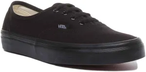 Vans Classic Authentic In Black Black For Men