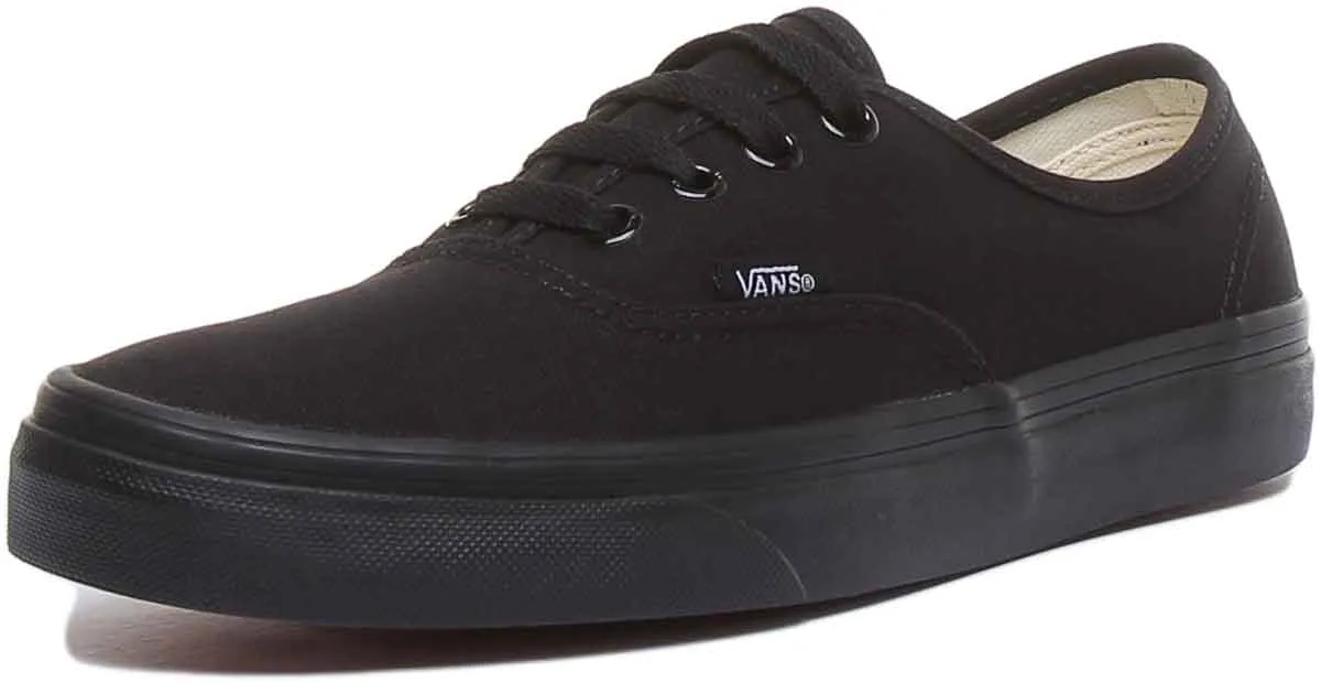 Vans Classic Authentic In Black Black For Women