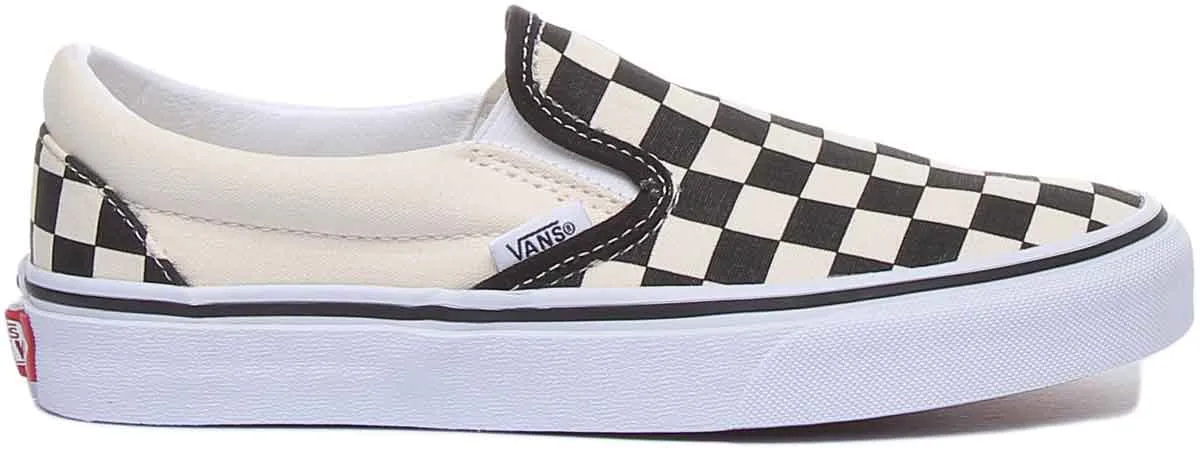 Vans Classic Slipon Chkbrd In Checkerboard For Women