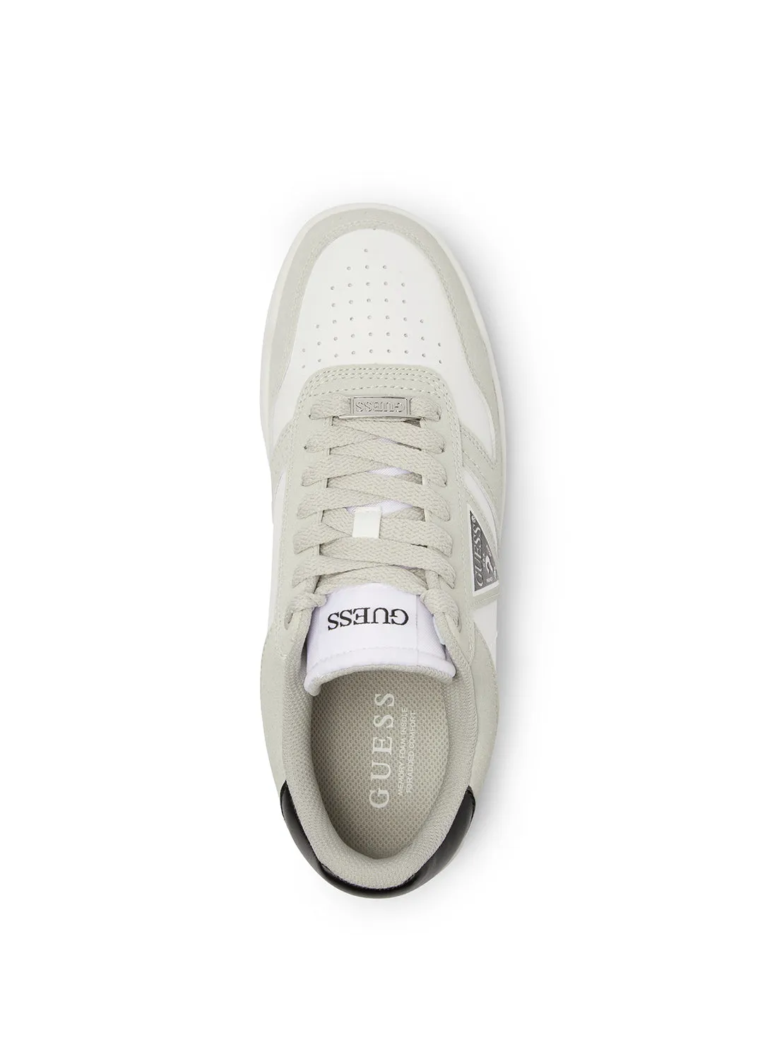 White Grey Aveni Low-Top Sneakers