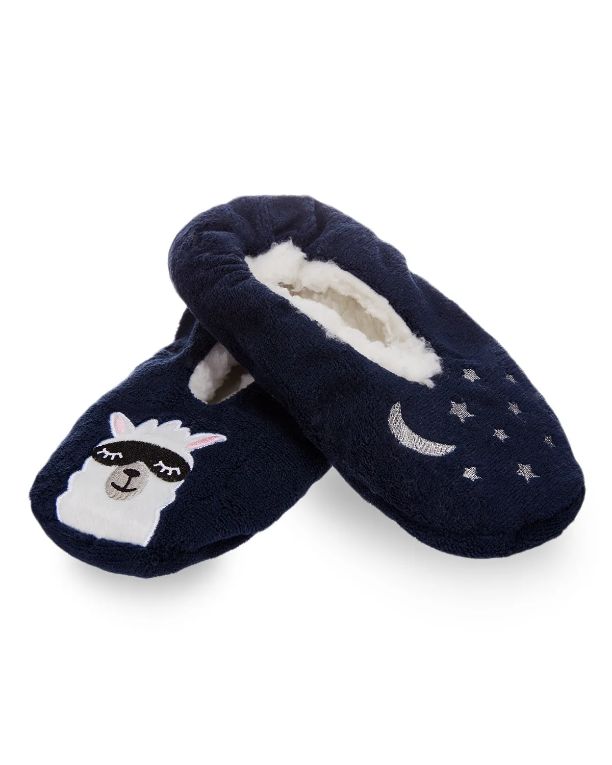 Women's Luxe Llama Sherpa Lined Slippers