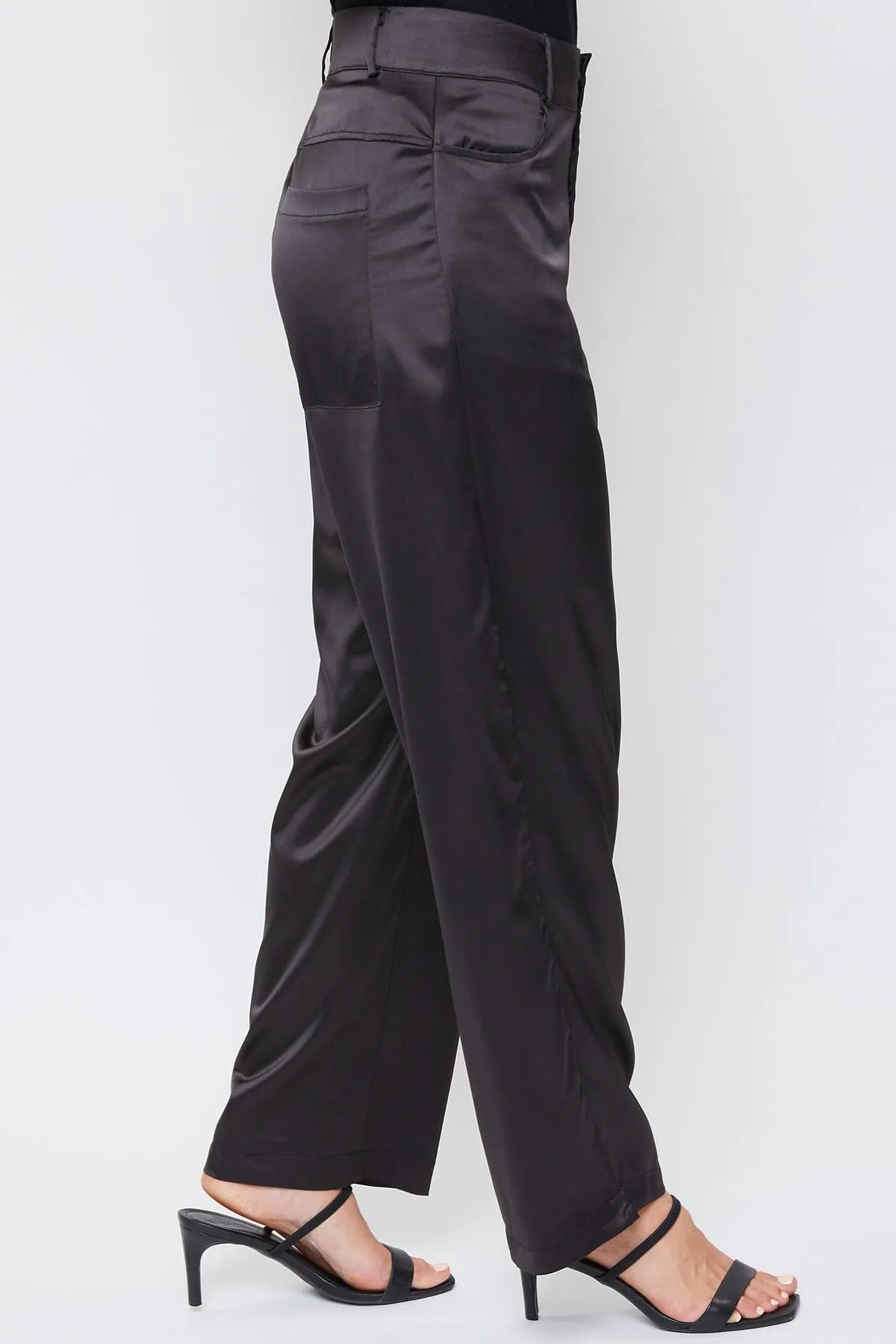 Women's Satin Comfort Stretch Office Pants